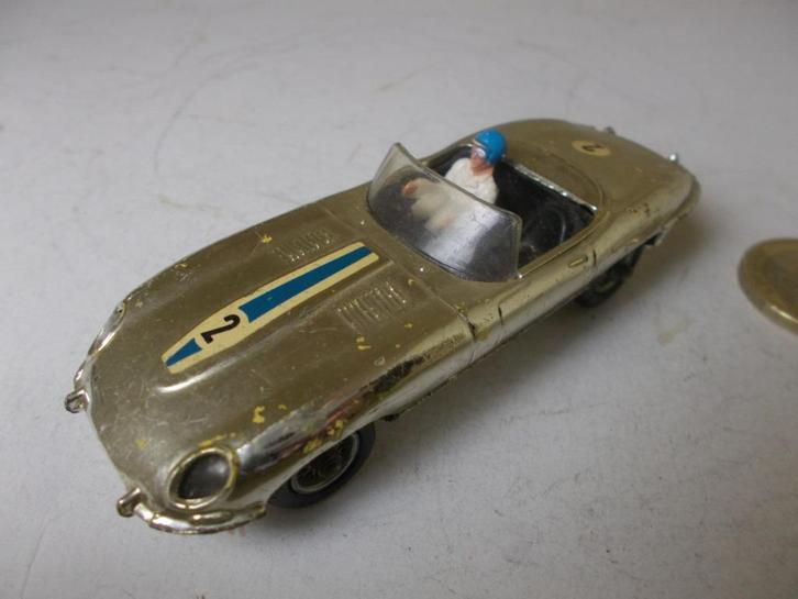 1964 Corgi Toys 312 JAGUAR E TYPE. COMPETITION + DRIVER! -B-, Hobby en Vrije tijd, Modelauto's | 1:43, Zo goed als nieuw, Auto