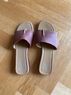 Leren sandalen /slippers bruin van Si, maat 38, Slippers, Bruin, Ophalen of Verzenden, Zo goed als nieuw