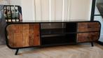Tv meubel, Huis en Inrichting, Kasten | Televisiemeubels, Ophalen, Gebruikt, 150 tot 200 cm, Metaal