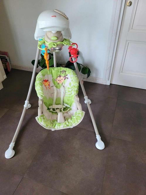 Fisher Price rainforest friends, luxe wiegschommel, Kinderen en Baby's, Speelgoed | Fisher-Price, Gebruikt, Overige typen, Met licht
