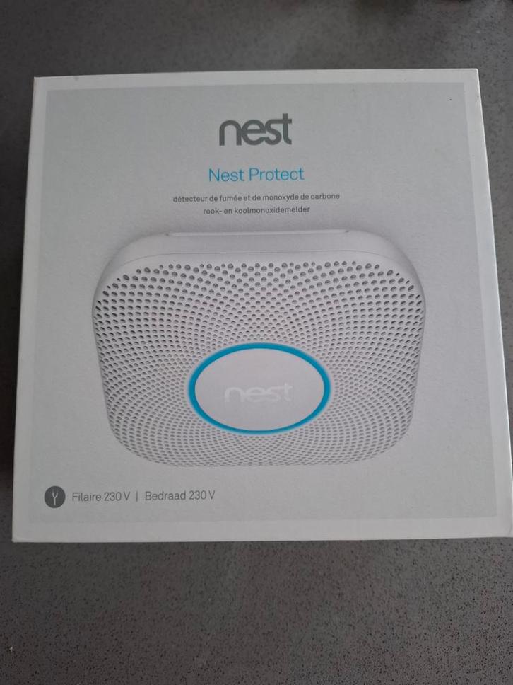 Nest Protect V2 Rook- en Koolmonoxidemelder nieuw in doos, Doe-het-zelf en Verbouw, Alarmsystemen, Nieuw, Detector, Sensor of Melder