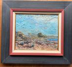 Schilderij Curacao, G.J. Telting, olieverf op paneel, Ophalen of Verzenden