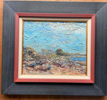 Schilderij Curacao, G.J. Telting, olieverf op paneel beschikbaar voor biedingen