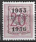 Belgie 1955/1956 - OBP 654pre - Opdruk E - 20 c. (ZG), Postzegels en Munten, Postzegels | Europa | België, Ophalen, Postfris