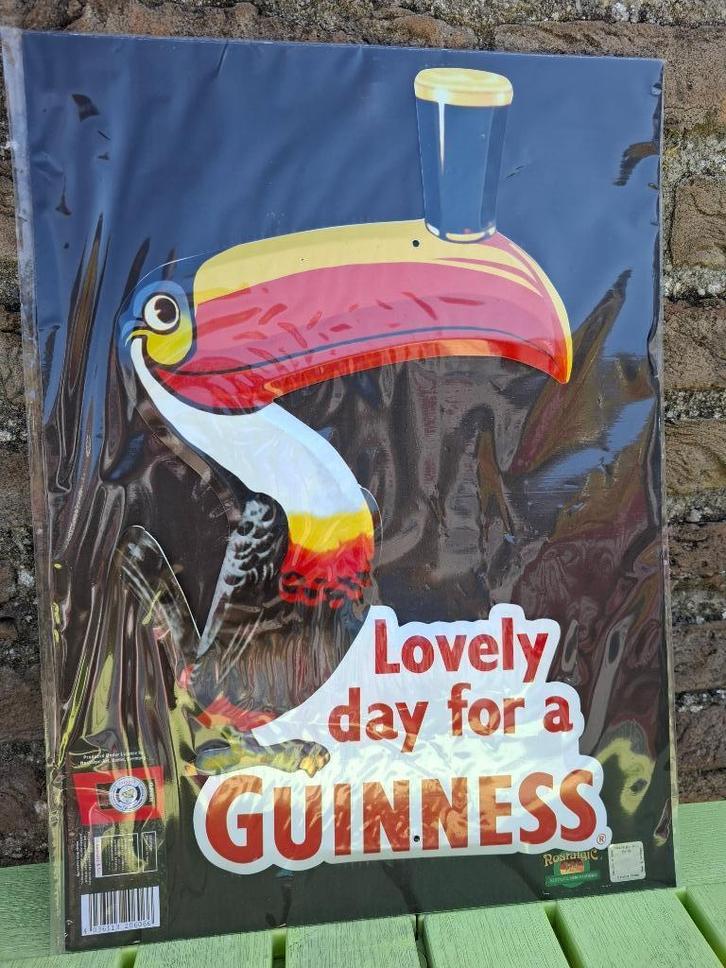reclamebord Guinness (in vorm van toucan, nieuw in verpakkin, Verzamelen, Biermerken, Nieuw, Reclamebord, Plaat of Schild, Overige merken
