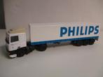 Lion Car DAF 95 met Philips oplegger, Hobby en Vrije tijd, Modelauto's | 1:50, Ophalen of Verzenden, Gebruikt, Bus of Vrachtwagen