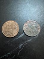Munt 2,5 cent 1941 koninkrijk der Nederlanden halve stuiver, Postzegels en Munten, Munten | Nederland, Ophalen of Verzenden, Koningin Wilhelmina