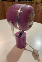 Paars vintage design lampje retro, Huis en Inrichting, Lampen | Tafellampen, Ophalen, Gebruikt, Minder dan 50 cm