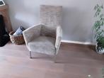 Fauteuil  gemêleerd  beige, Gebruikt, Stof, Ophalen