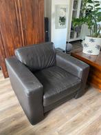 leren fauteuil, Gebruikt, Ophalen of Verzenden, 75 tot 100 cm, Leer