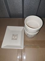 Stapel op Chocolade Servies Setje, Ophalen of Verzenden