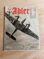 “Der Adler” Luftwaffe Magazine, Ophalen of Verzenden, Zo goed als nieuw, Boek of Tijdschrift
