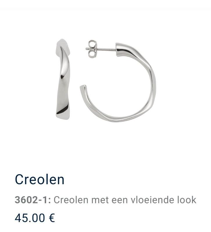 Energetix oorbellen creolen van € 45 voor € 25, Sieraden, Tassen en Uiterlijk, Oorbellen, Nieuw, Knopjes of Stekers, Overige materialen