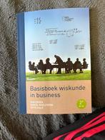 Basisboek wiskunde in business, Boeken, Studieboeken en Cursussen, Ophalen of Verzenden, Beta, Zo goed als nieuw, HBO