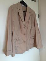 Zandkleurig zomer colbertje van Erfo maat 48., Verzenden, Beige, Maat 46/48 (XL) of groter, Zo goed als nieuw