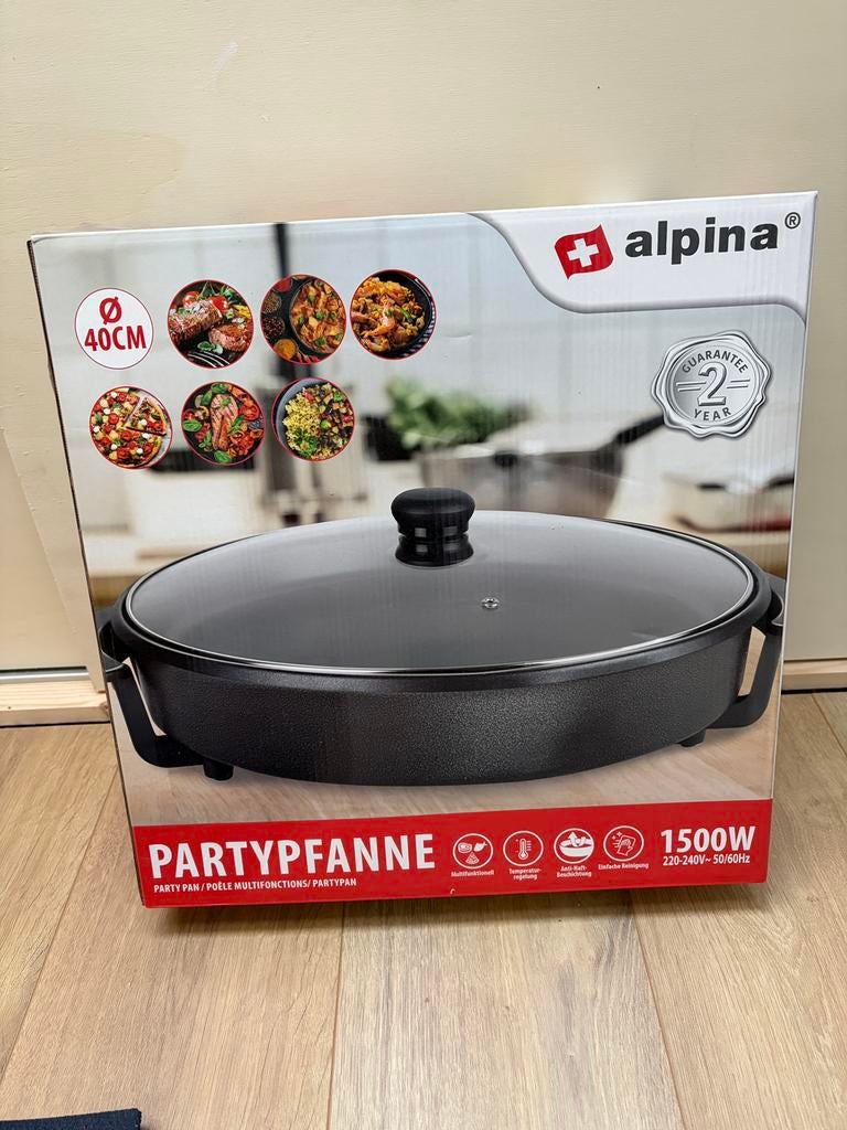 Alpina tafelgrill/hapjespan, Ophalen of Verzenden, Nieuw, 4 t/m 7 personen