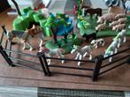 Bak vol met Playmobil. Dierenweide & 29 poppetjes, Verzenden, Gebruikt