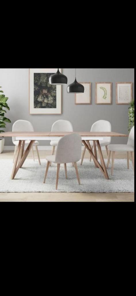 🔥🔥🔥ACTIE – Uitschuifbare eettafel Sawyer €125,-, Huis en Inrichting, Tafels | Eettafels, Zo goed als nieuw, 50 tot 100 cm, 200 cm of meer