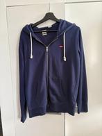Levi's Heren Hoodie met Rits - Maat S - Blauw, Blauw, Ophalen of Verzenden, Zo goed als nieuw, Levi’s