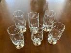 Kristallen bierglazen met zilveren voet gemerkt, Antiek en Kunst, Ophalen of Verzenden