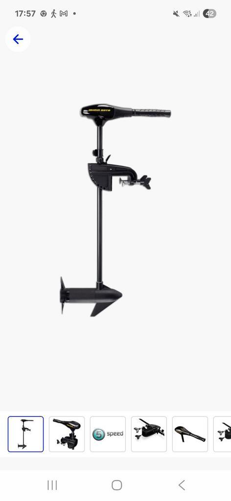 Minn Kota Endura 30 lbs Buitenboordmotor inclusief acculader, Watersport en Boten, Accessoires en Onderhoud, Gebruikt, Ophalen of Verzenden