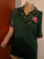 MARC AUREL blouse van kant & ondertop M origineel ZGAN, Maat 38/40 (M), Ophalen of Verzenden, Zo goed als nieuw, J
