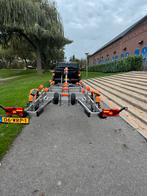 VanClaes trailer v-liner 1350 geremd spiraal vering led, Ophalen, Zo goed als nieuw, 3 tot 6 meter, Buitenboordmotor
