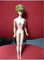 1958 VINTAGE BARBIE BUBBLE CUT SIDEPART BLOND, Verzamelen, Poppen, Fashion Doll, Gebruikt, Ophalen of Verzenden