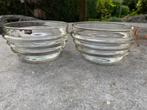Leonardo 2 glazen schaaltjes, Nieuw, Ophalen of Verzenden, Overige stijlen, Glas
