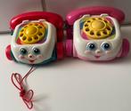 Fisher price telefoon | 2 verschillende uitgaves, Ophalen of Verzenden, Gebruikt, Duw- of Trekspeelgoed