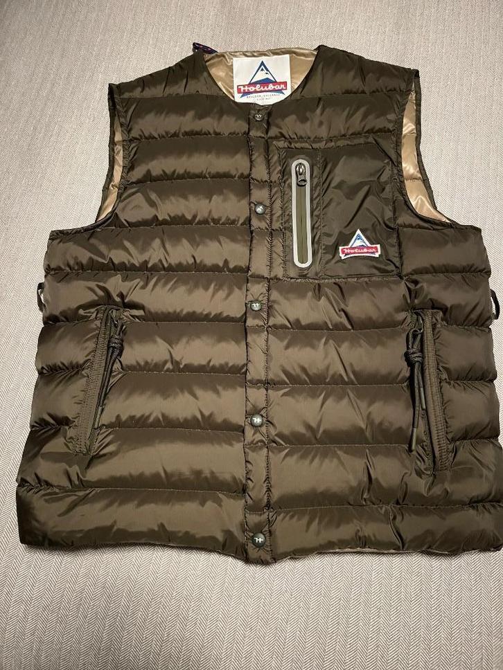 Holubar goose down vest - ganzendons vest, Kleding | Heren, Bodywarmers, Nieuw, Maat 48/50 (M), Groen, Ophalen of Verzenden