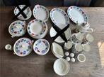 Boerenbont servies, Huis en Inrichting, Keuken | Servies, Gebruikt, Ophalen of Verzenden, Bord(en), Aardewerk