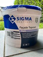 Sigma Facade Topcoat Matt, Ophalen, 5 tot 10 liter, Wit, Nieuw