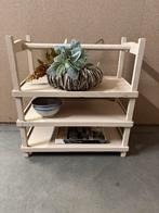 Vintage brocante rek / etagere / vlaaienrek, Antiek en Kunst, Curiosa en Brocante, Ophalen of Verzenden