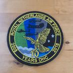Badge 10 jaar DHC, Verzamelen, Luchtvaart en Vliegtuigspotten, Ophalen of Verzenden, Nieuw, Patch, Badge of Embleem