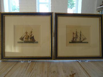 2 Italiaanse orginele gravure's beschikbaar voor biedingen