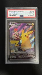 Pikachu V TG16 Pokémon kaart PSA10 Lost origin, Ophalen of Verzenden, Zo goed als nieuw, Losse kaart, Foil