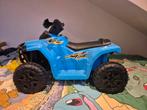Blauwe kinderquad, Ophalen
