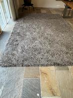 Prachtig groot grijs gemeleerd vloerkleed (wol/linnen), Ophalen, 200 cm of meer, Zo goed als nieuw, 200 cm of meer