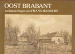 Frans Manders, Oost-Brabant, Sepiatekeningen, Brabant, 20e eeuw of later, Frans Manders, Ophalen of Verzenden, Zo goed als nieuw