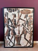 Fotolijst met afrikaans doek, Antiek en Kunst, Ophalen