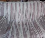 2 Stuks witte vitrage van 250 cm hoog en elk 80 cm breed, 200 cm of meer, Wit, Zo goed als nieuw, 50 tot 100 cm