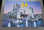 Puzzel 1000 stukjes compleet London tower bridge Fluorescere, Ophalen of Verzenden, Zo goed als nieuw