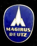Magirus Deutz broche= paarsblauw emaille, Verzamelen, Verzenden, Nieuw, Transport, Speldje of Pin