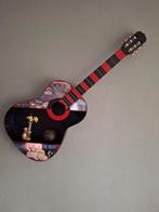Gitaar wand decoratiekastje met muziekartiesten opdruk., Muziek en Instrumenten, Ophalen, Klassieke of Spaanse gitaar