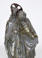 Om 1900 Bronzen Beeld Sculptuur "De Judaskus" Napels Italië, Antiek en Kunst, Ophalen of Verzenden, Brons