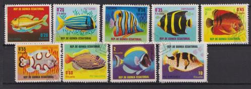 Guinea Ecuatorial Tropische vissen 3, Postzegels en Munten, Postzegels | Thematische zegels, Gestempeld, Dier of Natuur, Ophalen of Verzenden