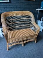 Rotan bankje, Ophalen, 100 tot 125 cm, Zo goed als nieuw, 100 tot 125 cm