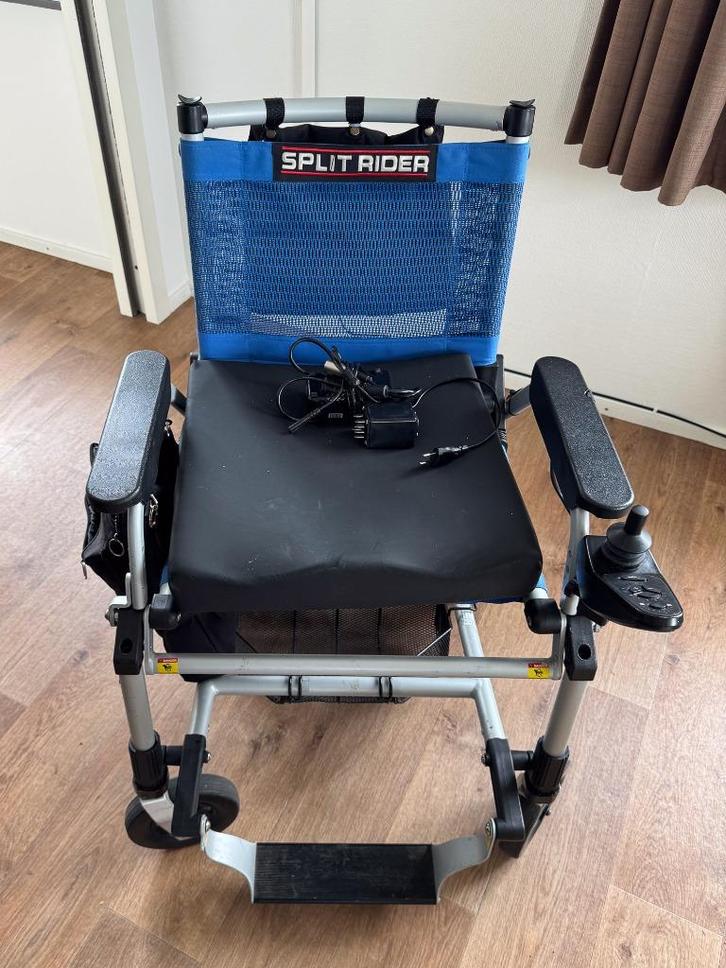 Splitrider elektrische rolstoel, Diversen, Rolstoelen, Gebruikt, Elektrische rolstoel, Inklapbaar, Ophalen