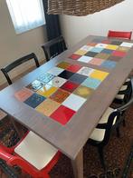 Eethoek - met 6 stoelen, Ophalen, Gebruikt, 50 tot 100 cm, 150 tot 200 cm